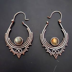 Labradorite earrings
